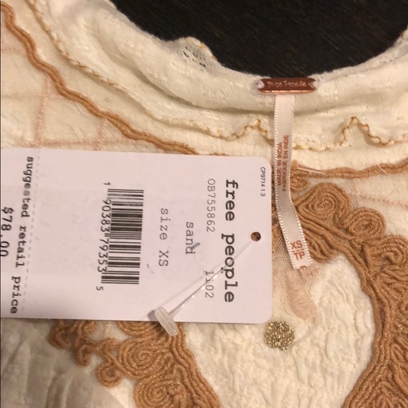 Free People Begonia embroidered top - Picture 4 of 4